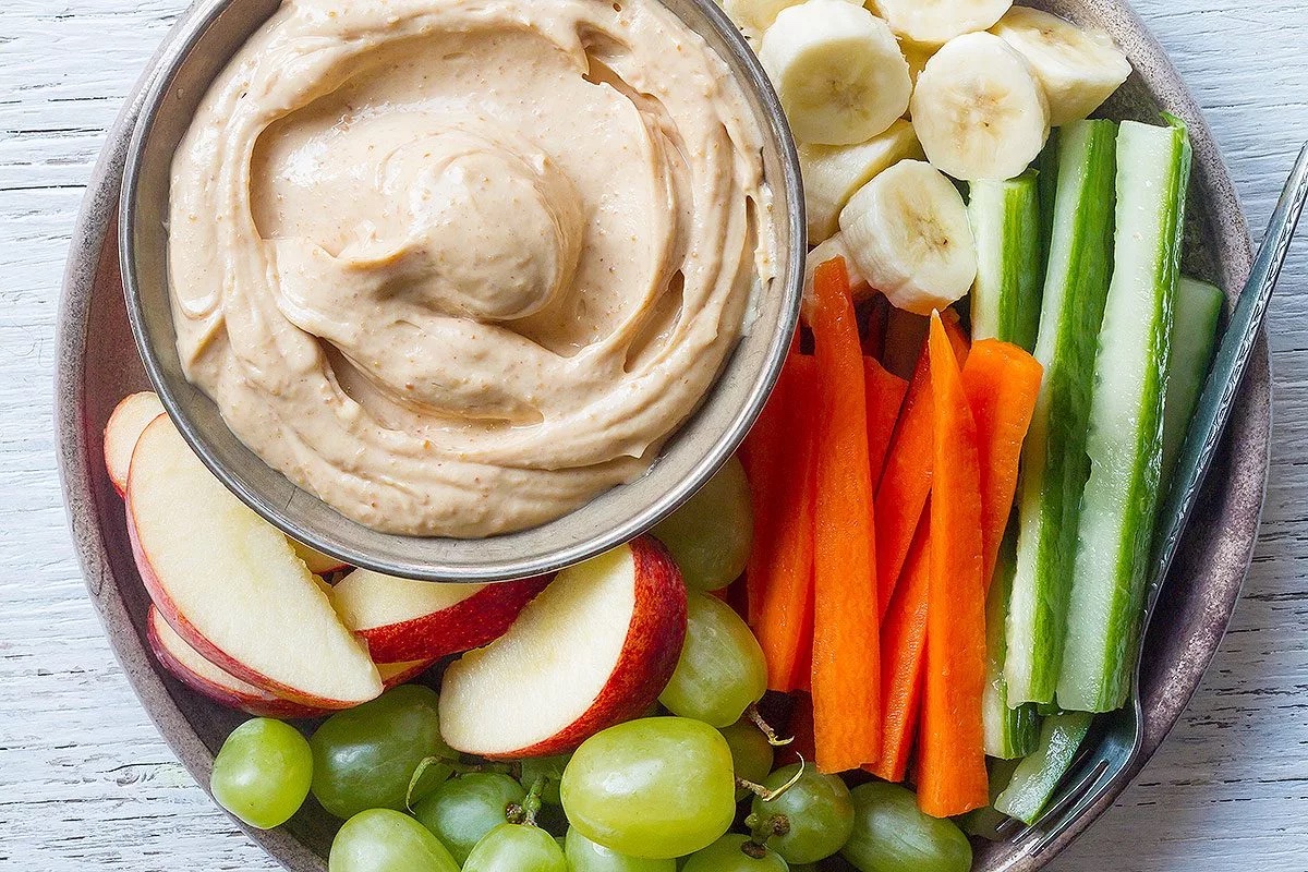 Peanut butter yogurt dip